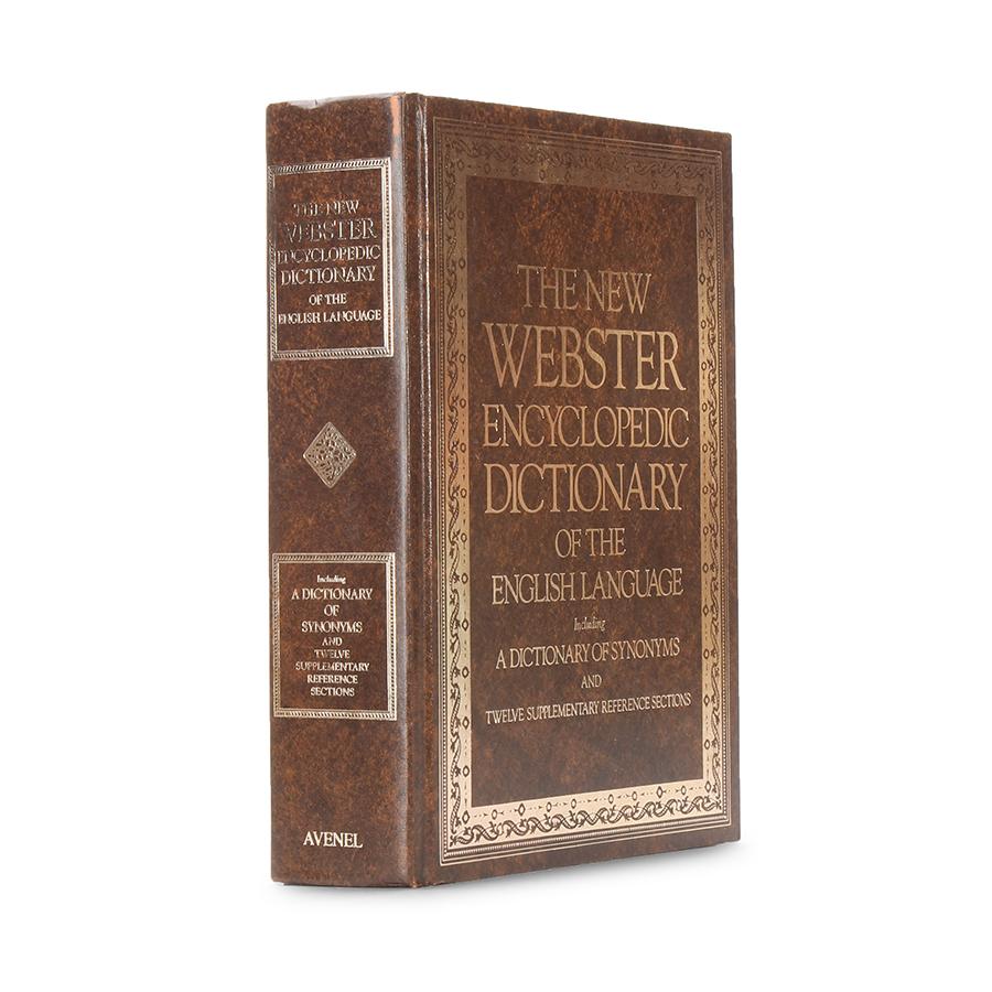 New Webster Encyclopedic Dictionary - XXL Book Safe - Secret Storage Books