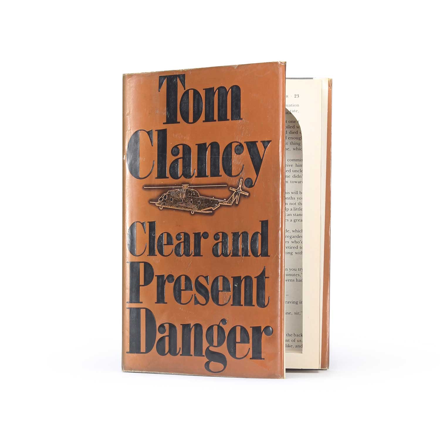 Clear and Present Danger by Tom Clancy - Large Book Safe - Secret Storage Books