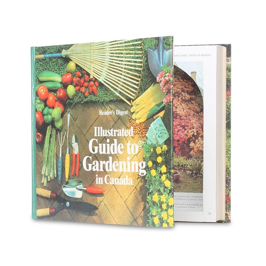 Illustrated Guide to Gardening - Large Book Safe - Secret Storage Books