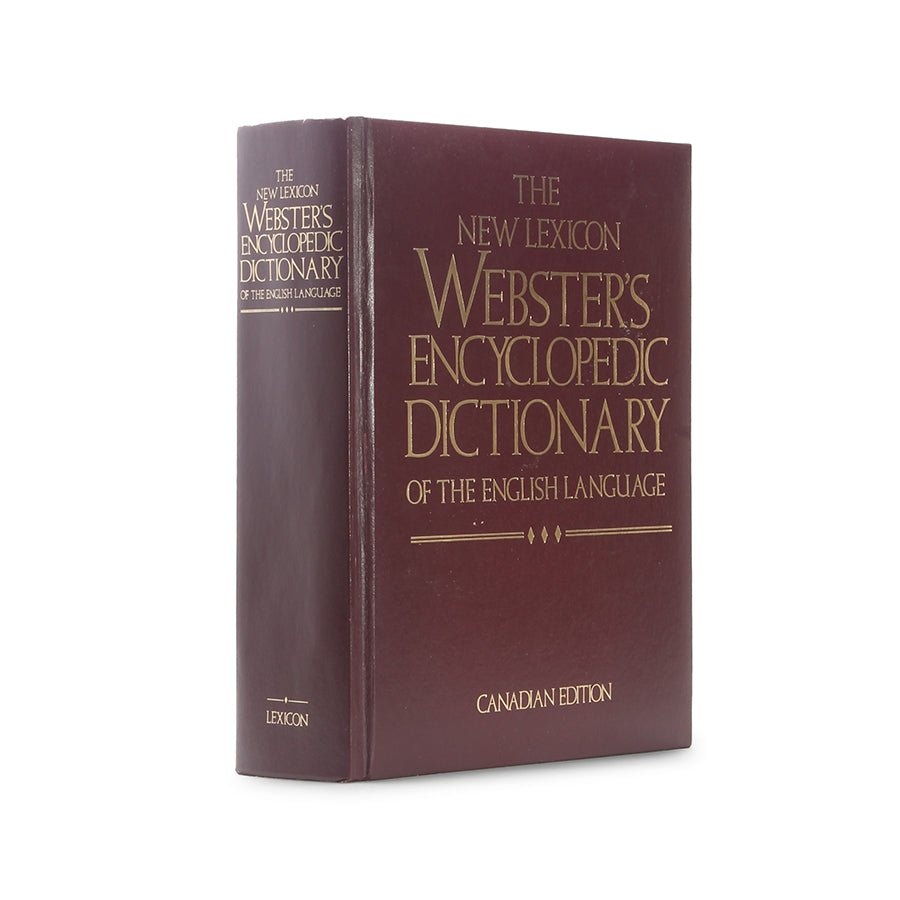 New Lexicon Webster's Encyclopedic Dictionary - XXL Book Safe - Secret Storage Books