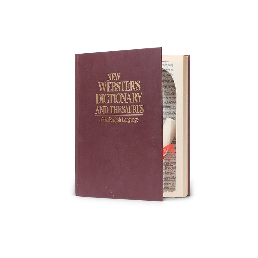 New Webster's Dictionary - XXL Secret Safe Book - Secret Storage Books